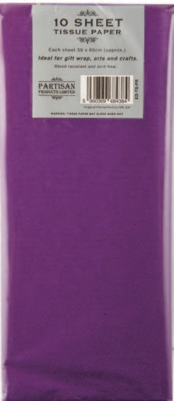 Tissue Paper Purple 6 ark