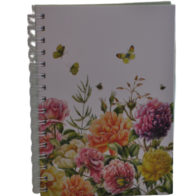 Rose Garden Notebook A5