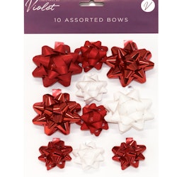 Red 10-pack Bows