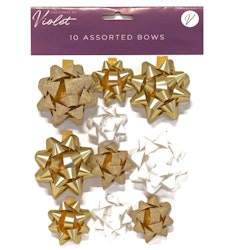 Gold 10-pack Bows