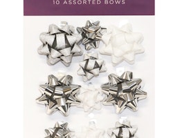 Silver 10-pack Bows