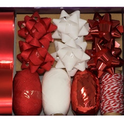 Red Bow and Ribbon Set