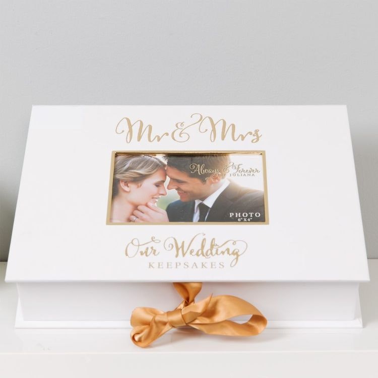 Always & Forever Mr & Mrs Keepsake Box