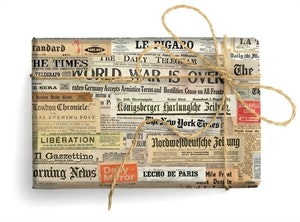 Newspaper Giftwrap