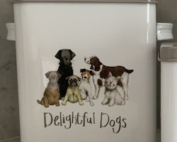 Dog Food Storage Tin