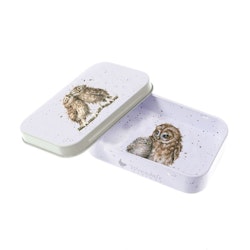 Mini Gift Tin `Birds of a Feather`, Owl