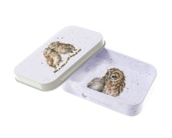Mini Gift Tin `Birds of a Feather`, Owl