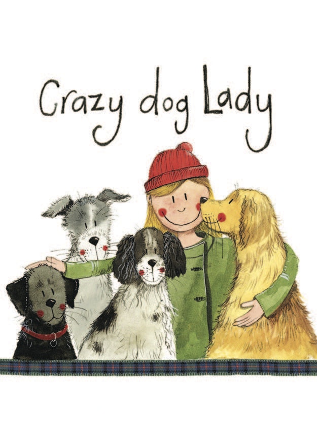 Crazy Dog Lady Tea Towel