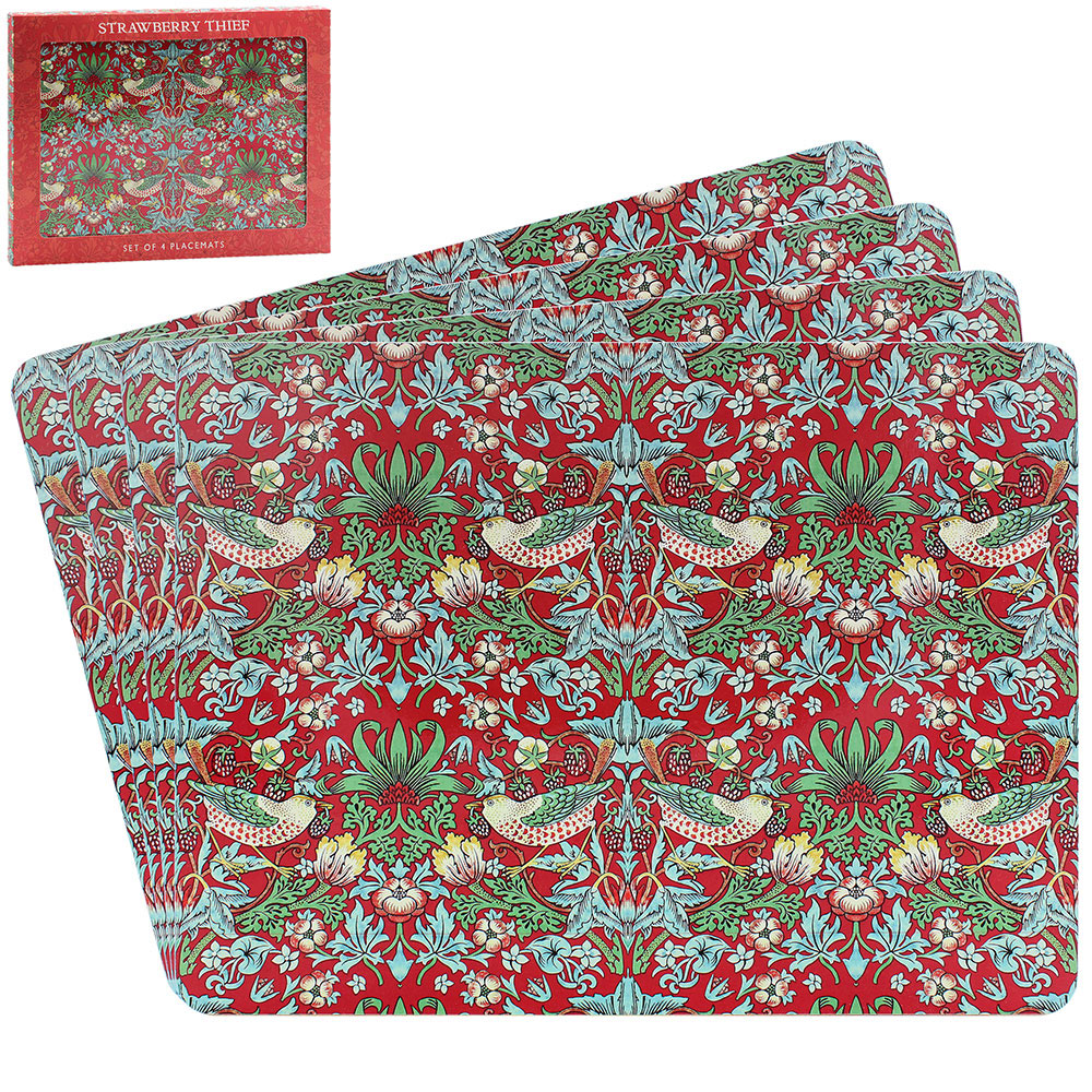 Strawberry Thief Placemats 4-pack