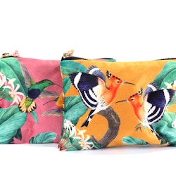Birds of Paradise Make Up Bag