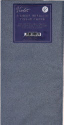 Metallic Tissue Paper Pewter 3 ark