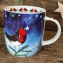 Mug Christmas Robin and Star
