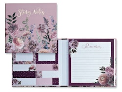 Blushing Rose Sticky Notes and Pad