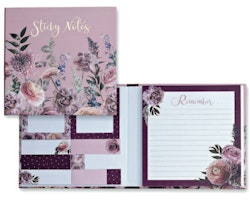 Blushing Rose Sticky Notes and Pad