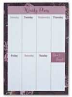 Blushing Rose Weekly Planner
