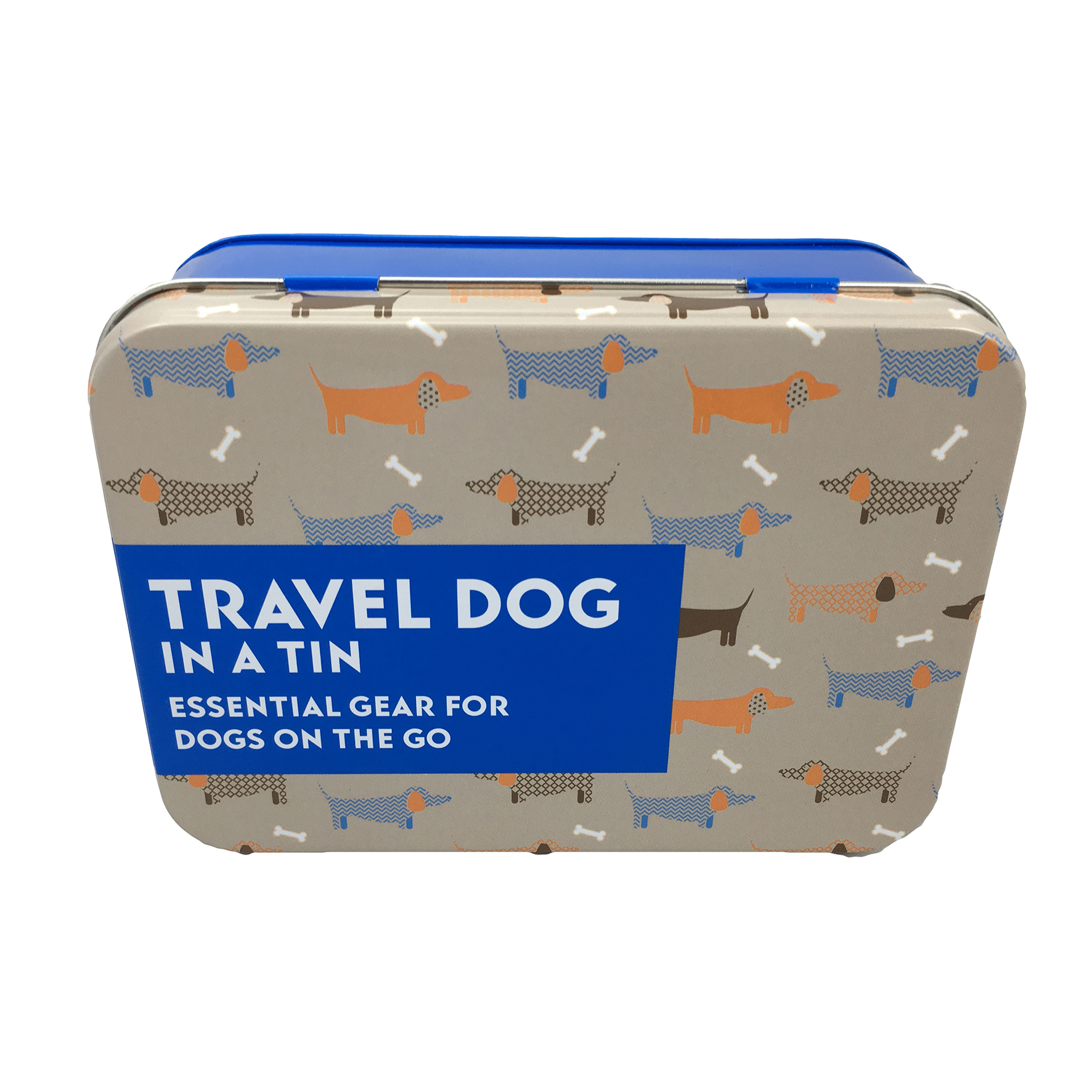 Travel Dog in a tin