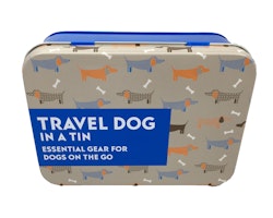 Travel Dog in a tin