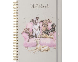 A4 Notebook `Movie Night` Dog