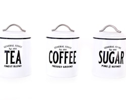 Tea/Coffee/Sugar Canister General Store