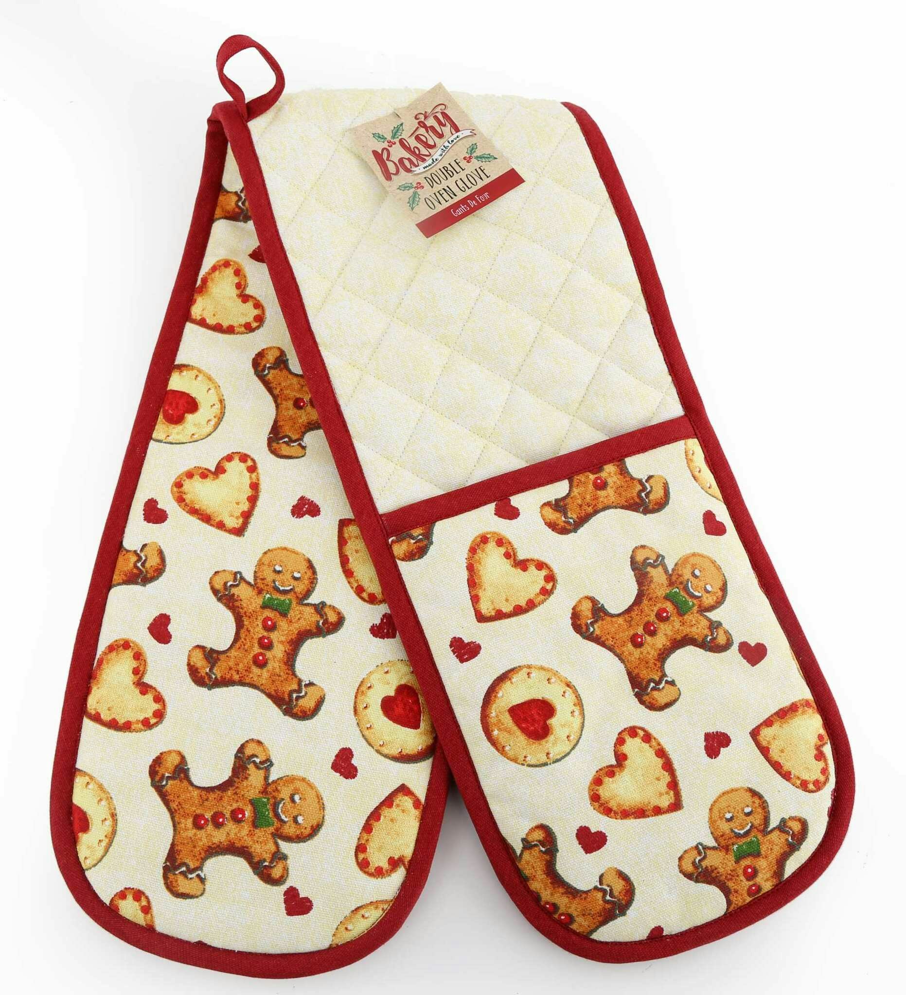 Gingerbread Double Oven Glove