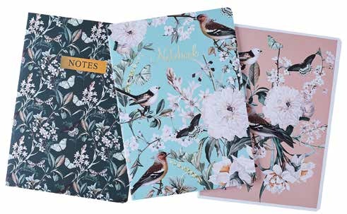 Apple Blossom Notebook A4 3-pack