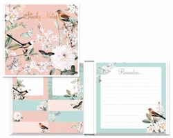 Apple Blossom Sticky Notes and Pad