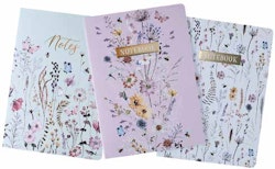 Wild Meadow Notebook A4 3-pack