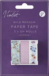 Wild Meadow Paper Tape 3X5 M