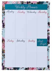 Exquisite Peacock Weekly Planner