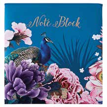 Exquisite Peacock Note Block