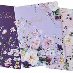 Fleur Notebook A4 3-pack