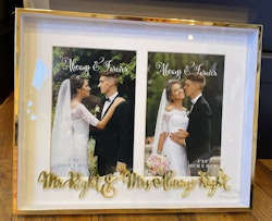 Mr & Mrs Always Right Double Frame