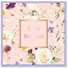 Kort `Happy Birthday`
