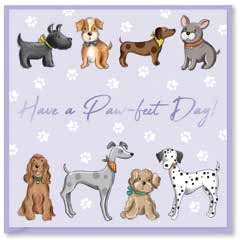Kort `Have a Paw-fect Day!`
