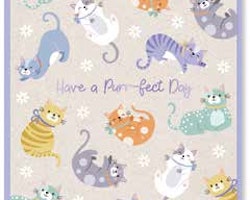 Kort `Have a Purr-fect Day!`