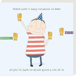 Card Beer Vitamins