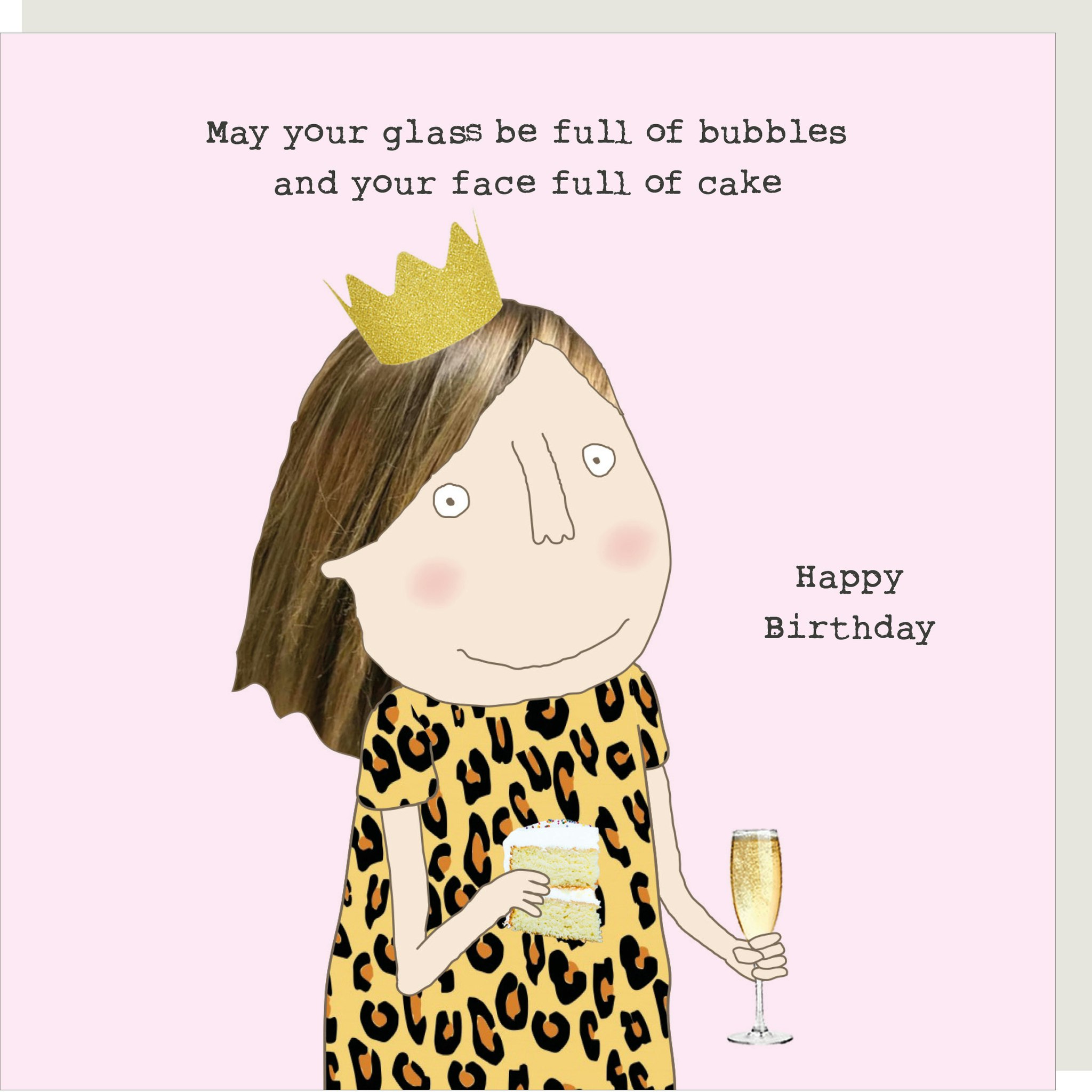 Card Bubbles & Cake