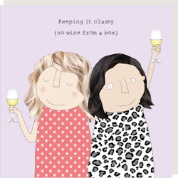 Card Keeping it Classy