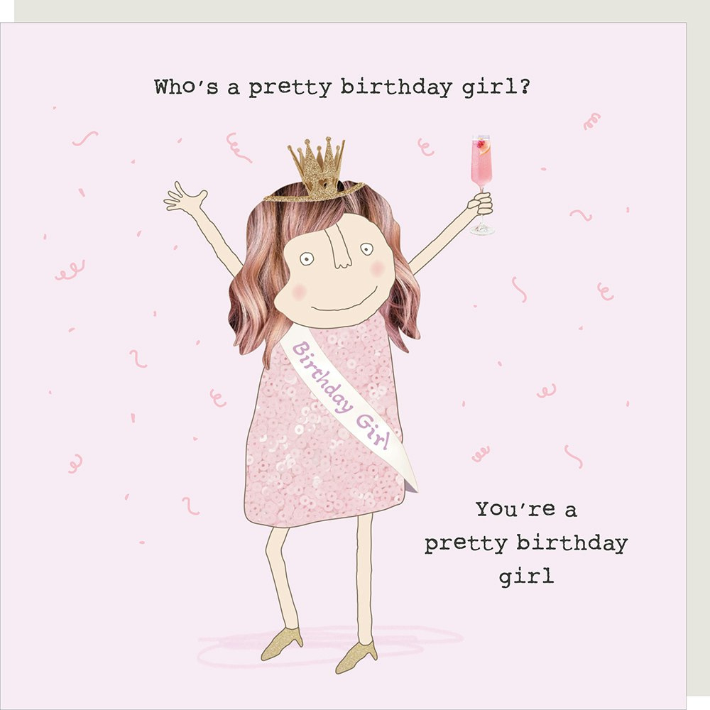 Card Pretty Girl