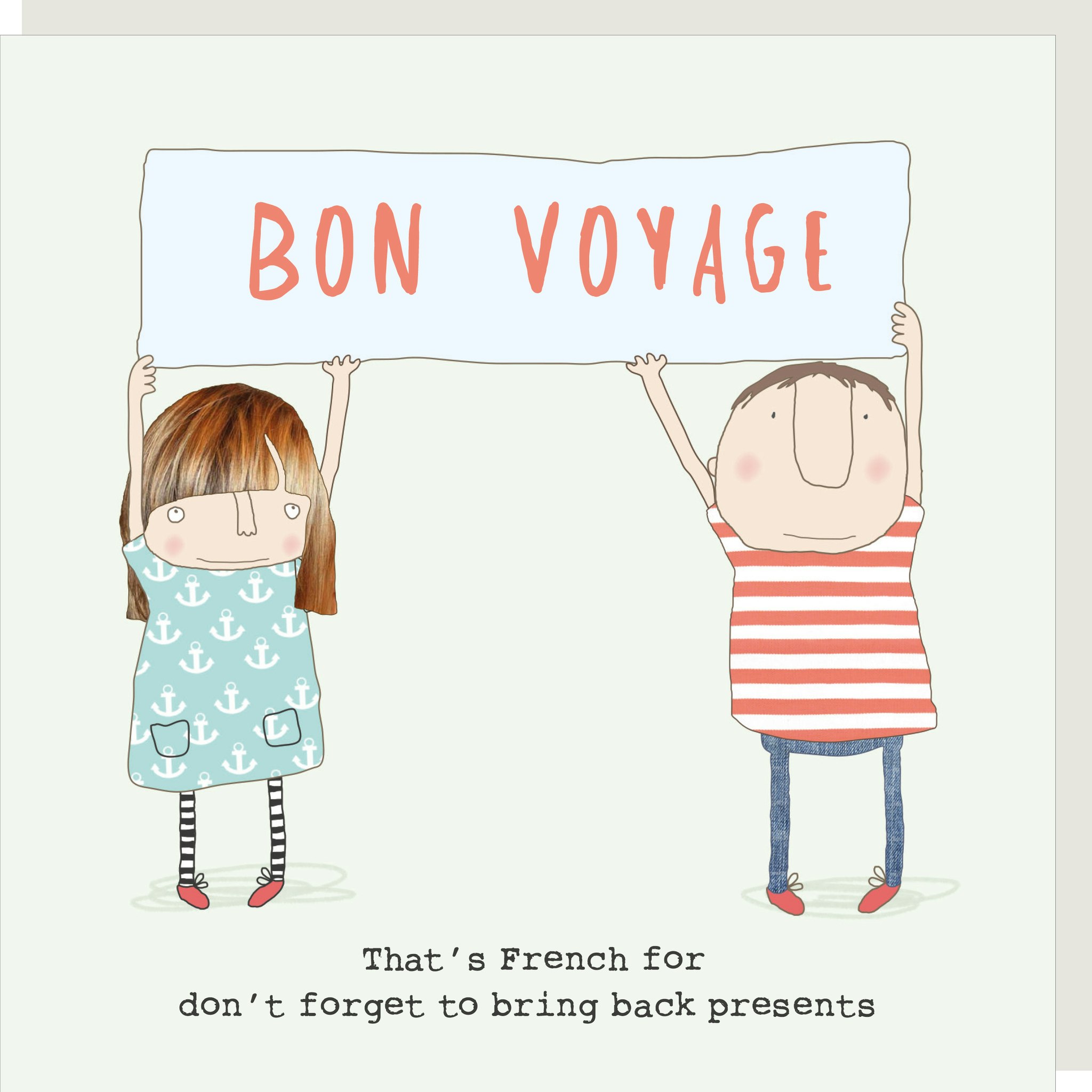 Card Bon Voyage Presents