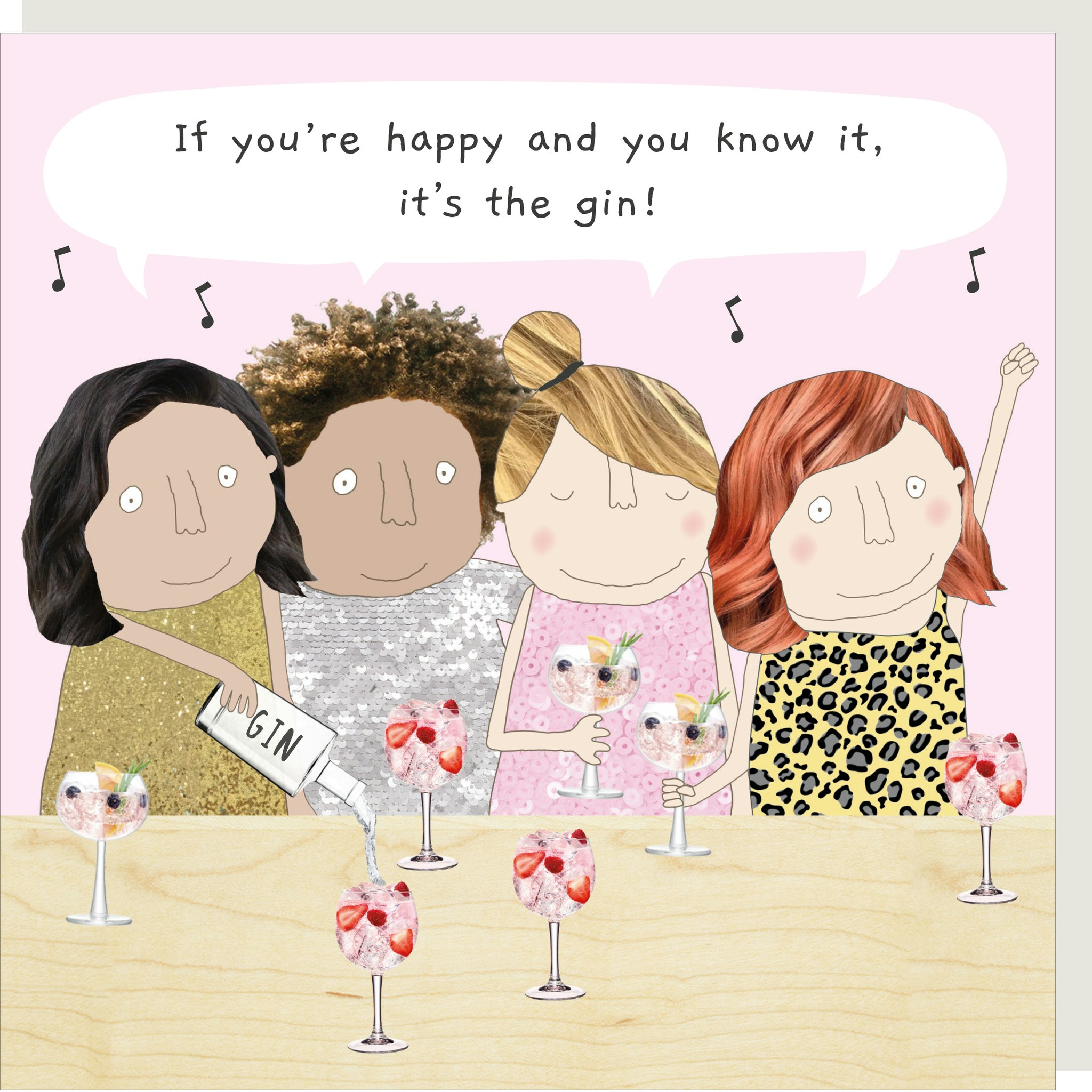 Card Happy Gin