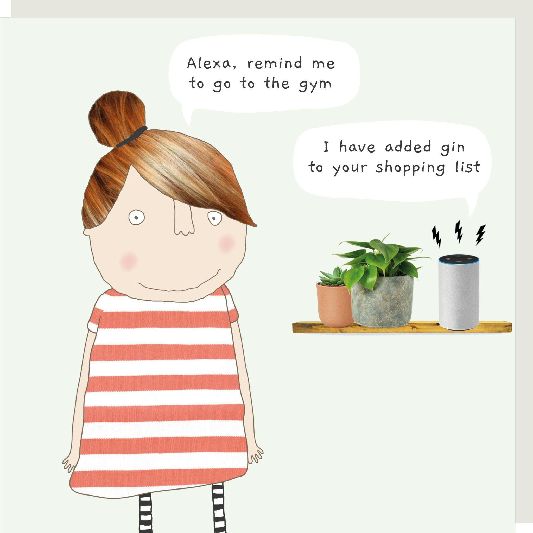 Card Alexa Gin