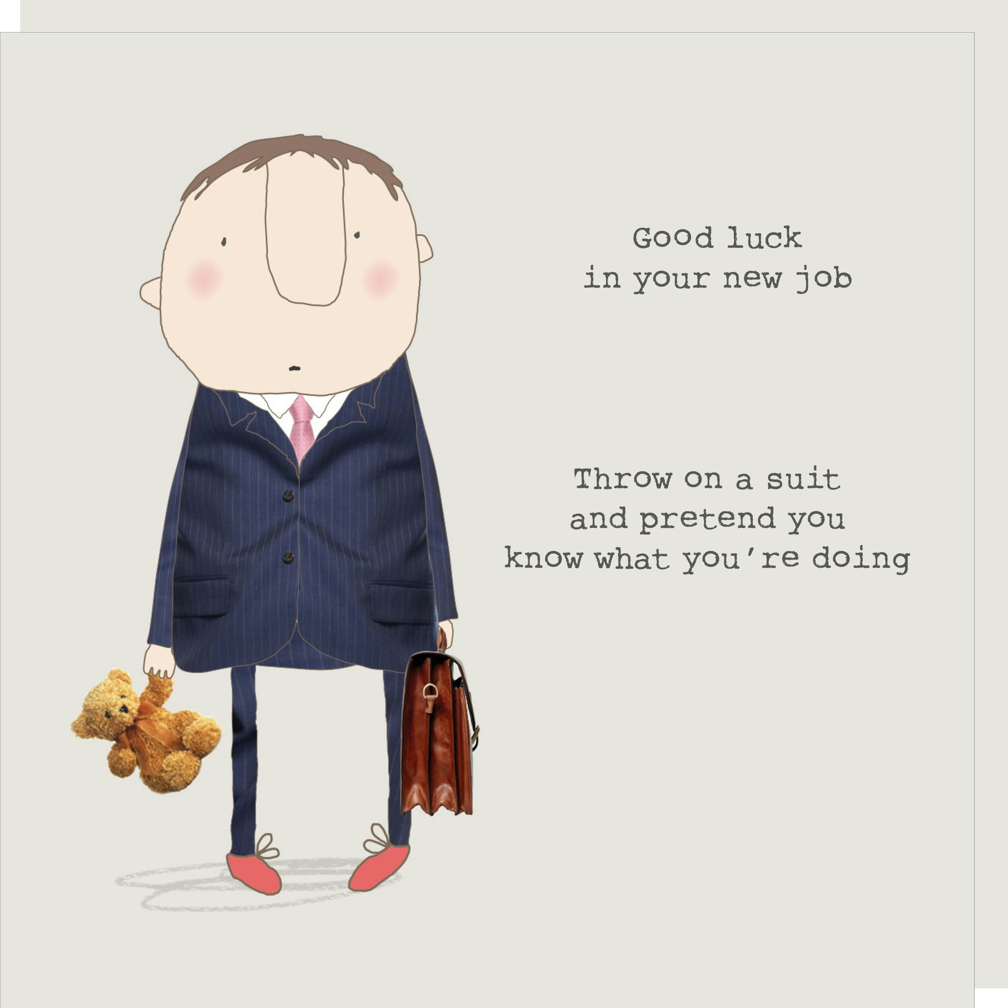 Card New Job Boy