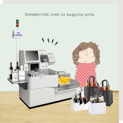 Card Bagging Area