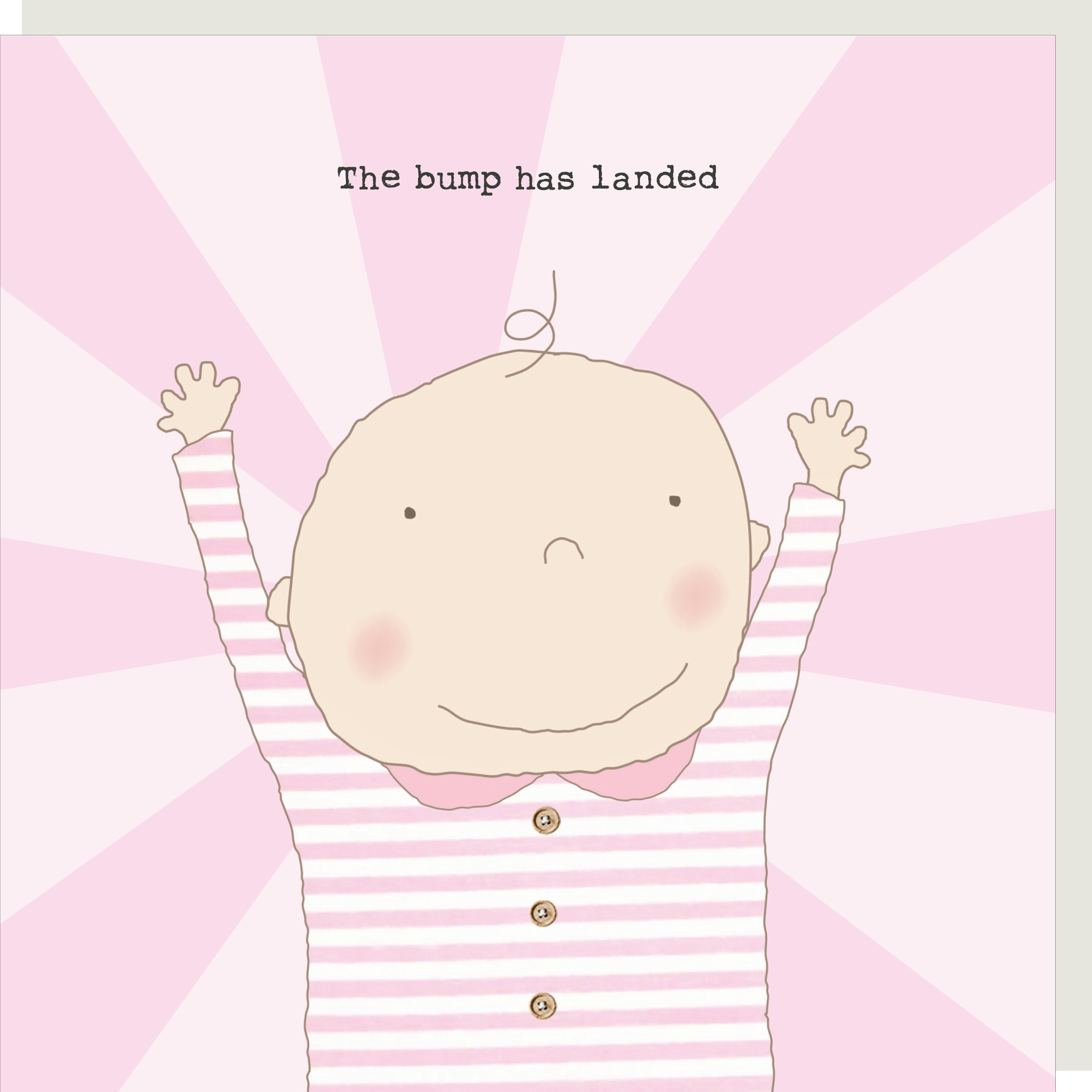 Card Girl Bump Landed