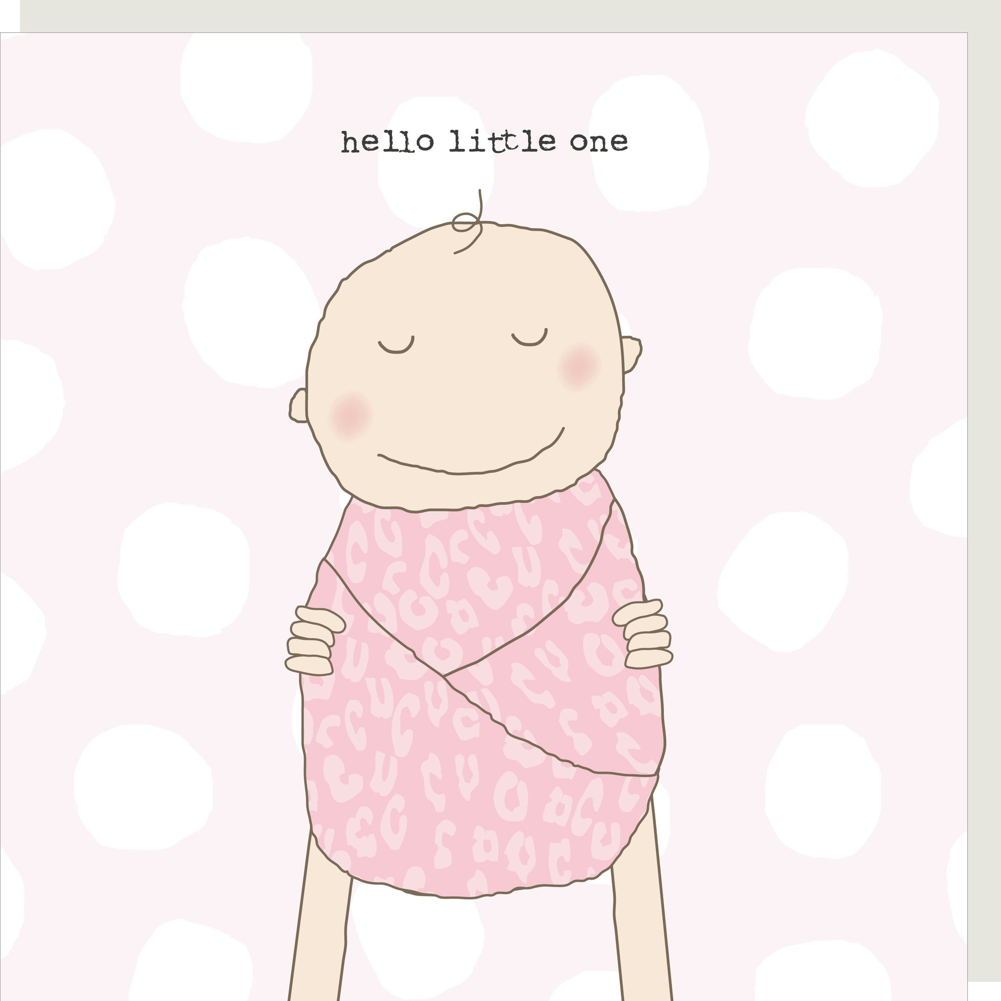 Card Hello Baby Girl