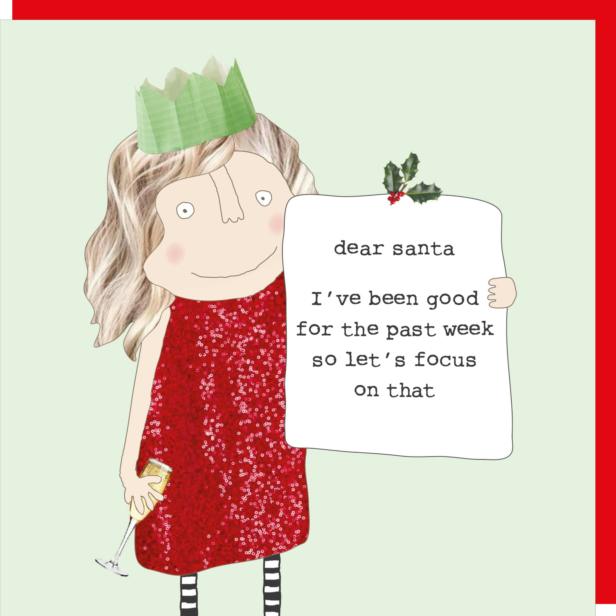 Card Xmas Santa Been Good