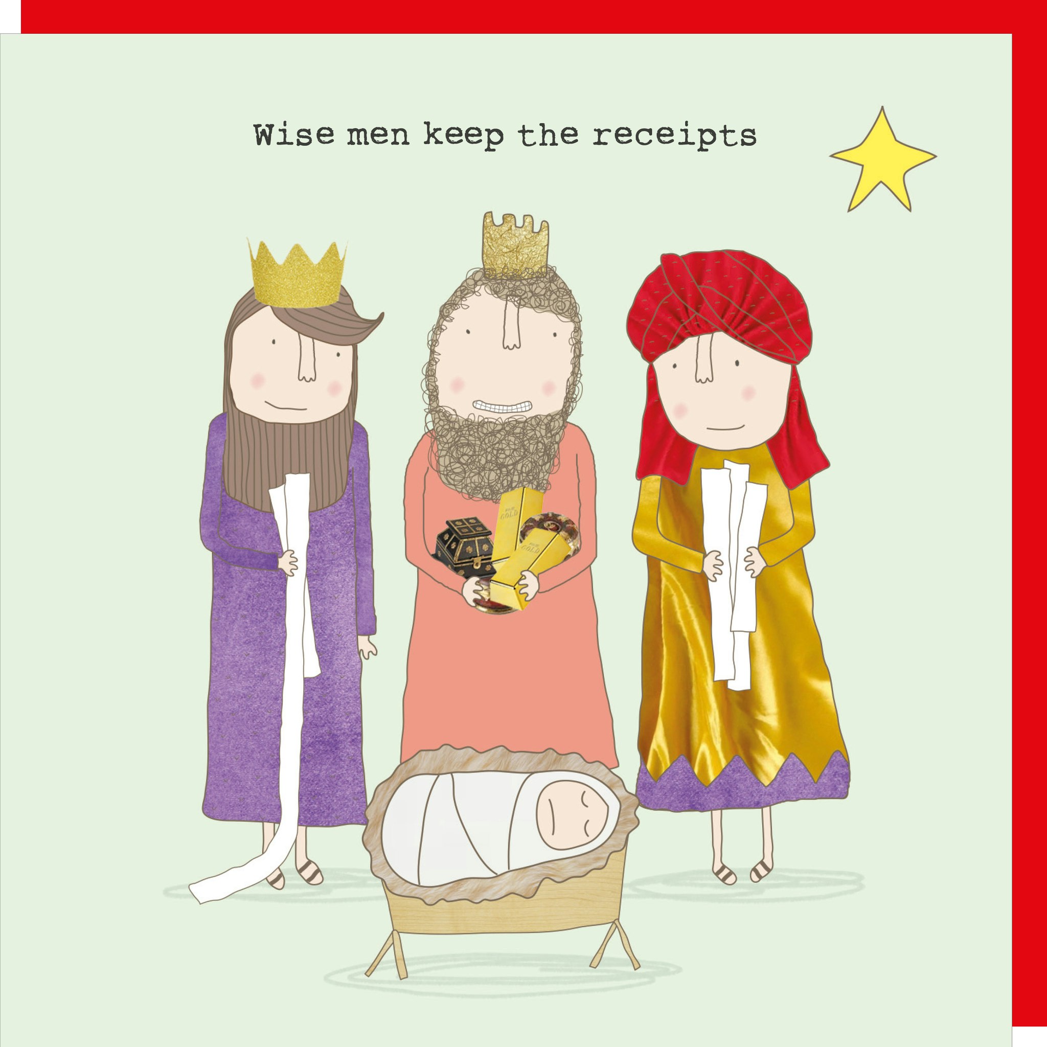 Card Xmas Wise Men Receipts