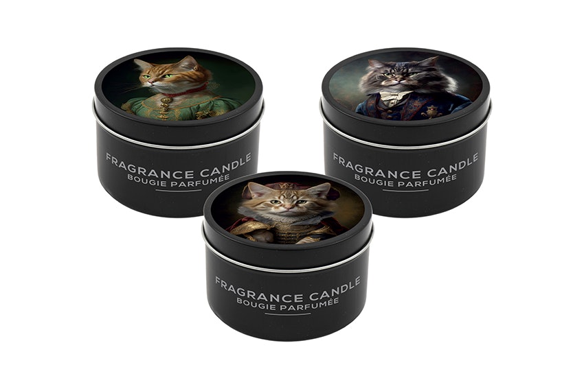 Tin Candle Cat