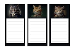 Magnetic Memo Pad Cat